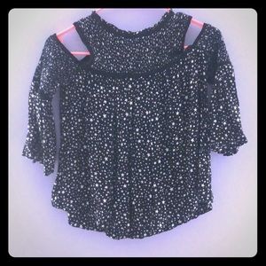 Off the shoulder shirt